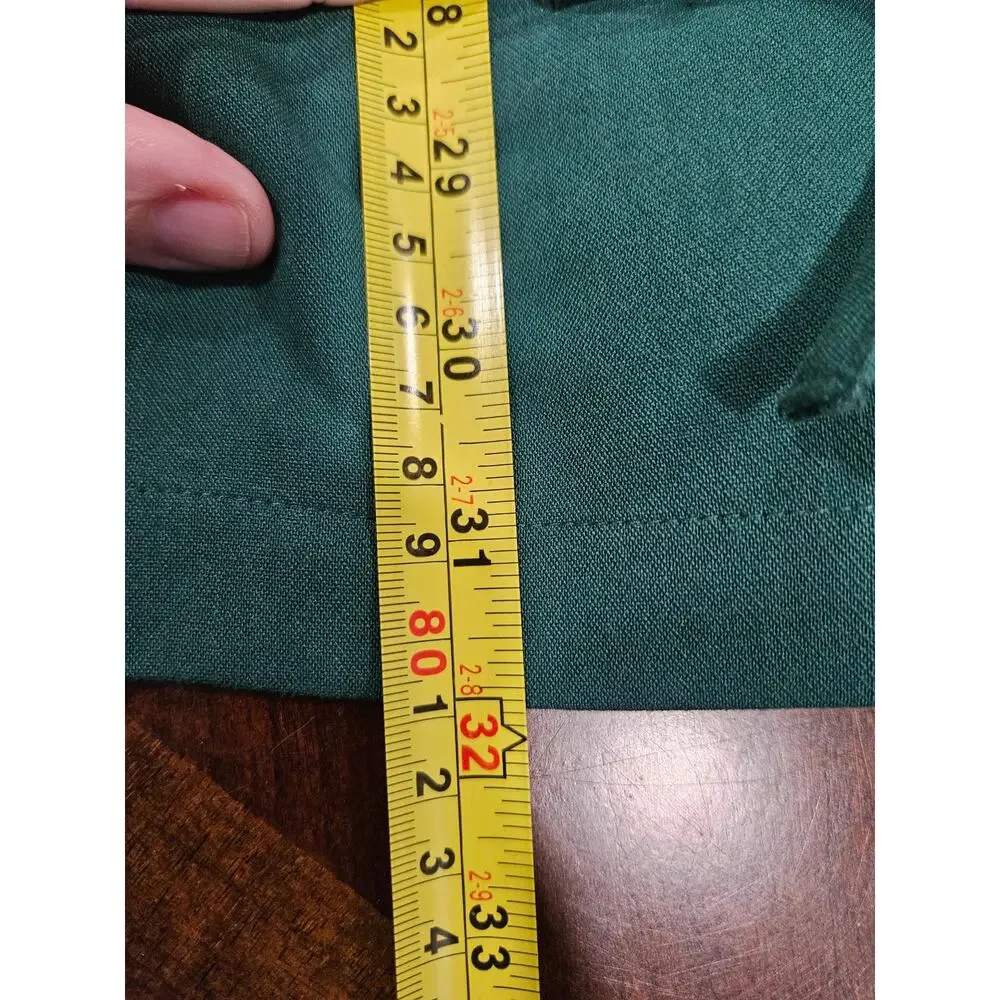 Abercrombie & Fitch Green Wrap-front Cutout Blazer Dress Size XS - Picture 6 of 6